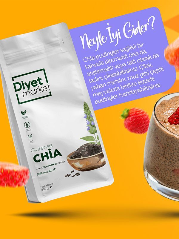 Glütensiz Chia Tohumu 250 gr