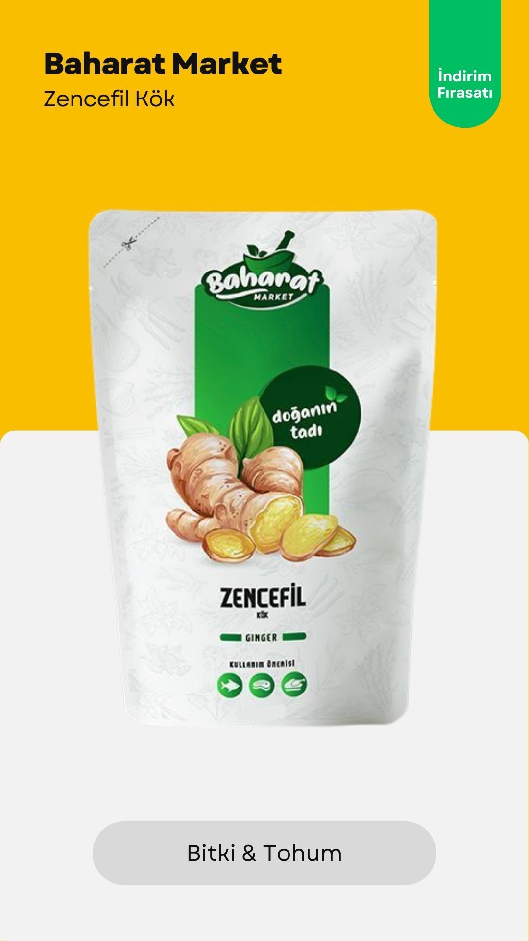 Zencefil (kök) 30gr
