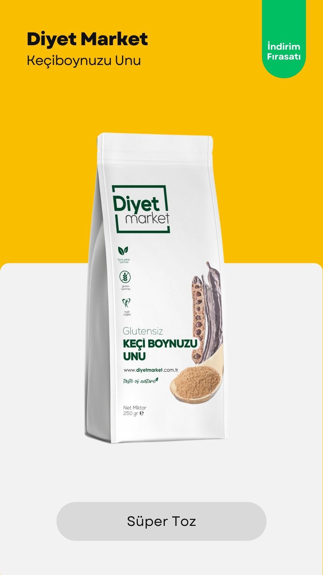 Keçiboynuzu Unu 250 Gr