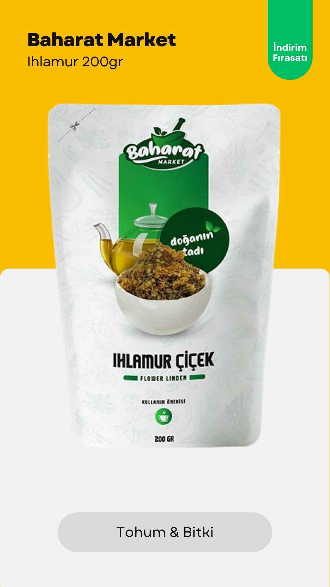 Ihlamur Çiçek 200gr