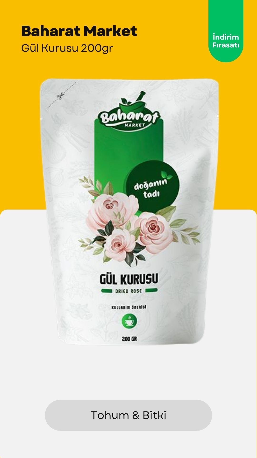 Gül Kurusu 200 gr
