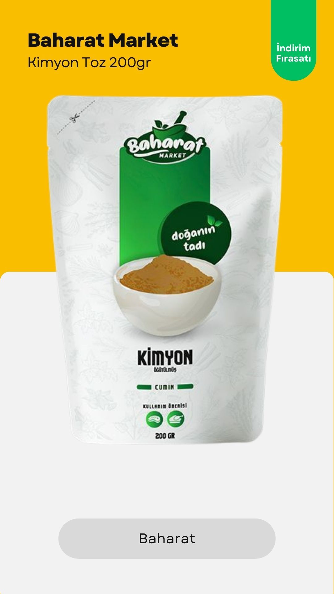 Kimyon (Öğütülmüş) 200gr