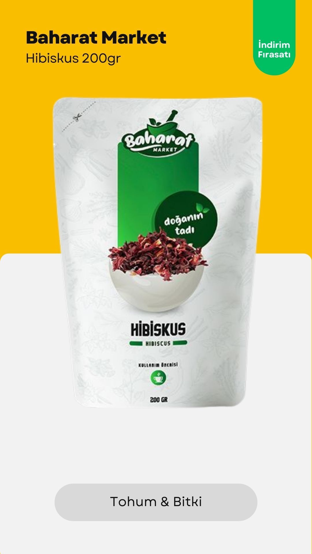 BAHARAT MARKET Hibiskus 200gr